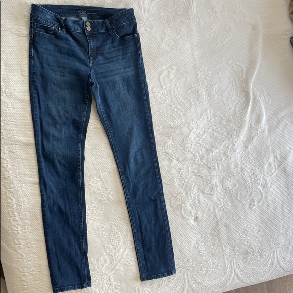 Soho Denim - Soho New York & Company Dark Blue Women's Skinny Jeans
